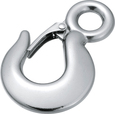 Slip Hook with Fixed Eye, Forged
