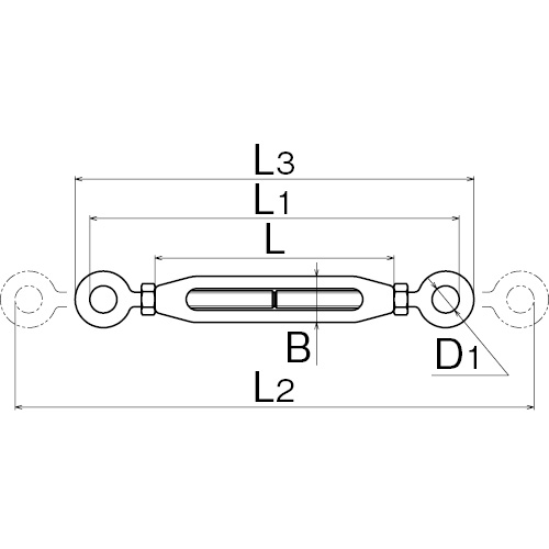 Cad ターン バックル ステンレス ターンバックル