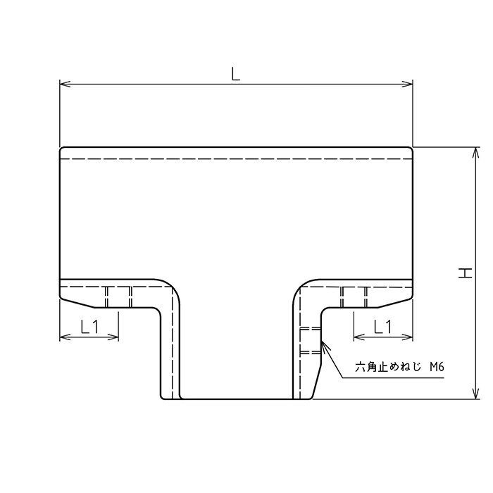 角パイプジョイント ボールドタイプ チーズ｜浅野金属工業