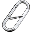 S Carabiner with Safety Latch