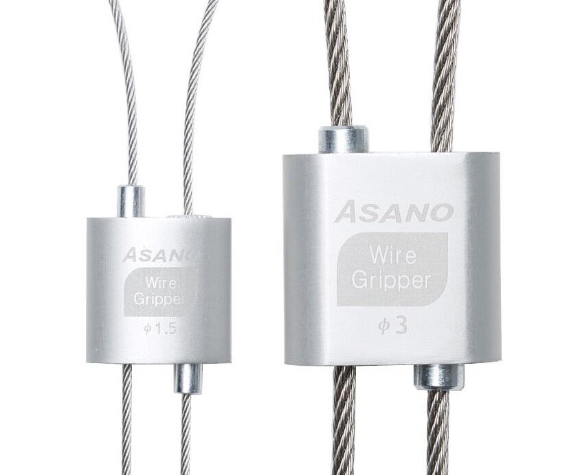 サインやダクトの吊り下げをスマートに『ワイヤーグリッパー』